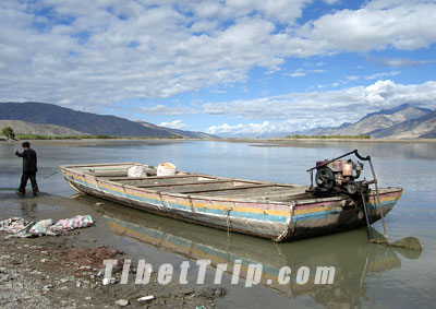 Chakpori Hill, or Yao Wang Shan, is located on the right side of Potala Palace, Lhasa, Tibet.