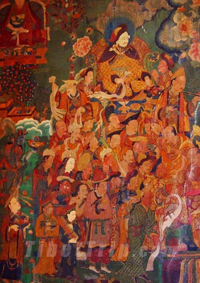 "Mural, Samye Monastery, Tsetang"