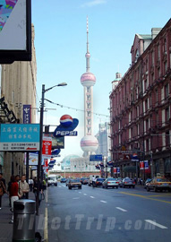 Shanghai City and Street
