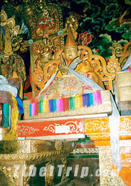 Statue of the third Dalai Lama, Drepung Monastery, Lhasa